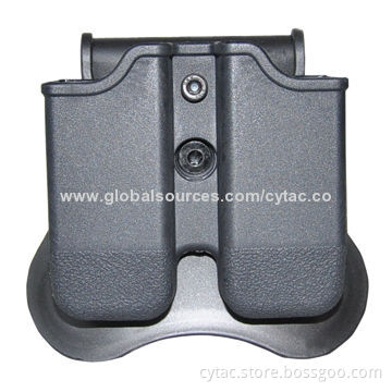 Tactical Glock Dual Mag Pouch with Paddle for Glock 17/19/23/32 Pistols Gen 1 2 3 4